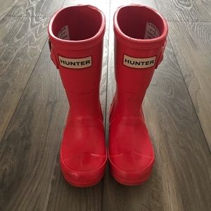 Little kids Hunter boots